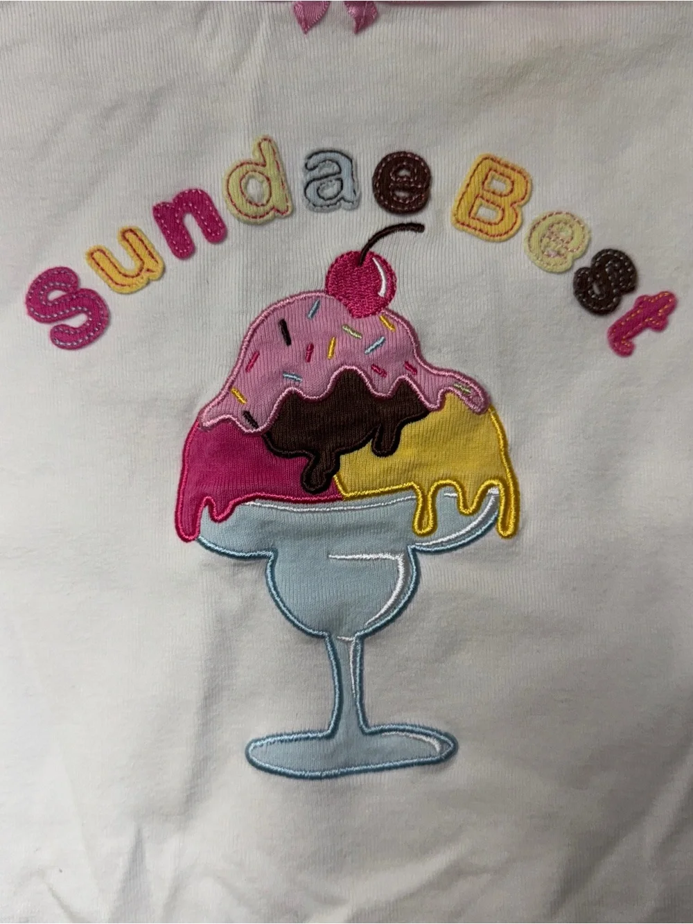Gymboree Sundae Best Ice Cream PJ Pajama Set Girls 5 Summer Shorts Tee Sprinkles